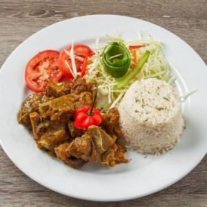 Curry Goat and Cow Foot